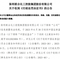 曾花(huā)近8亿买下储量超亿吨大矿的央企因虚增利润被罚955万！